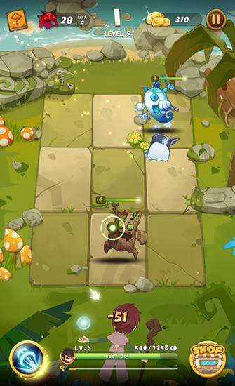 Gameplay of the Whack magic 2: Swipe tap smash for Android phone or tablet.