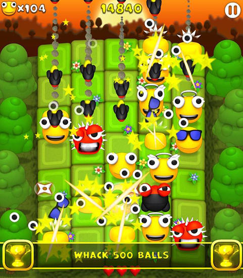 Gameplay of the Whack them all for Android phone or tablet.