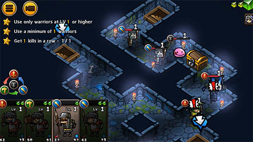 Whambam warriors: Puzzle RPG - Android game screenshots.