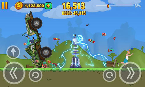 Wheel dismount - Android game screenshots.