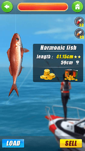 Wild fishing simulator - Android game screenshots.