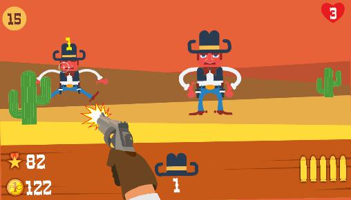 Gameplay of the Wild cowboys for Android phone or tablet.