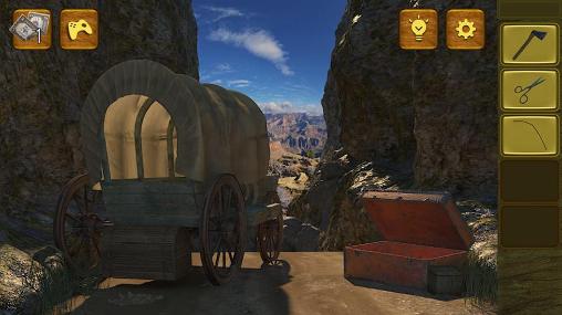 Gameplay of the Wild West escape for Android phone or tablet.