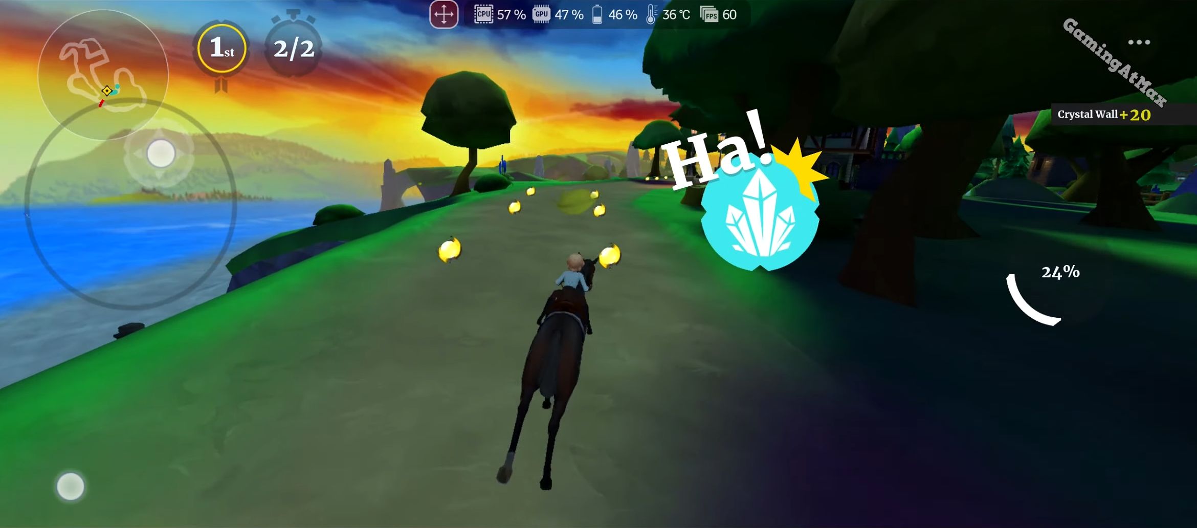Wildshade: fantasy horse races - Android game screenshots.