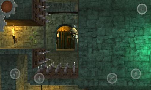 Gameplay of the Wind-up knight by Robot invader for Android phone or tablet.