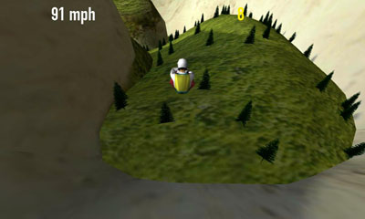 Gameplay of the Wingsuit for Android phone or tablet.