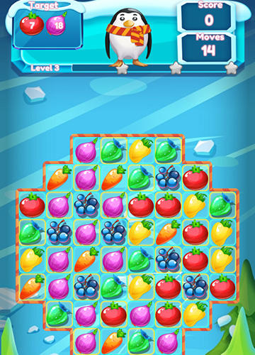 Winter fruit mania - Android game screenshots.
