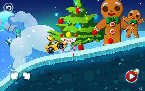 Winter wonderland: Snow racing - Android game screenshots.