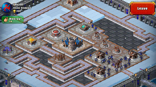Gameplay of the Winter forts: Exiled kingdom for Android phone or tablet.