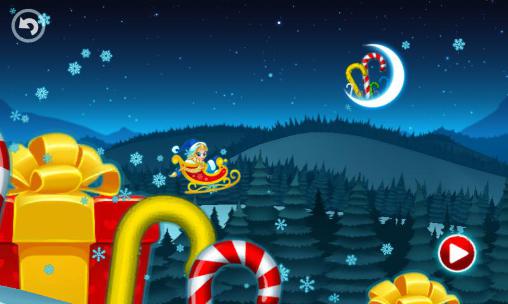 Gameplay of the Winter кacing: Holiday fun for Android phone or tablet.