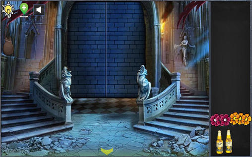 Gameplay of the Winter villa escape by dawn for Android phone or tablet.