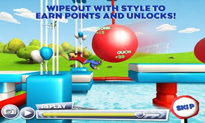 Gameplay of the Wipeout for Android phone or tablet.