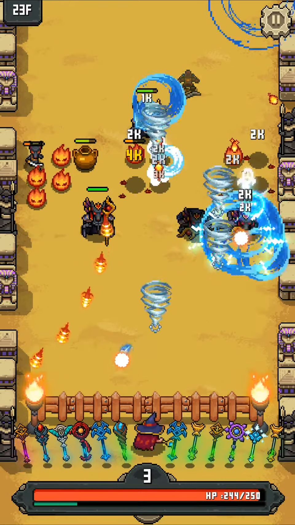 Witch Defense - Android game screenshots.