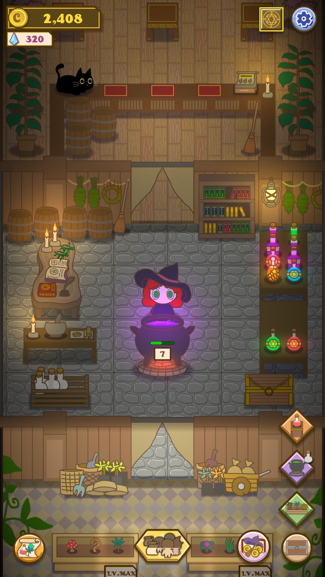 Witch Makes Potions - Android game screenshots.