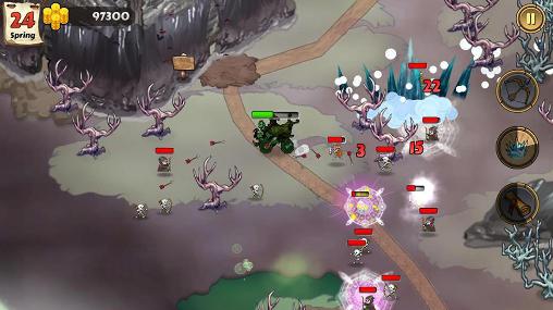 Gameplay of the Wizards and wagons for Android phone or tablet.