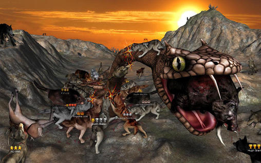 Gameplay of the Wolf online for Android phone or tablet.
