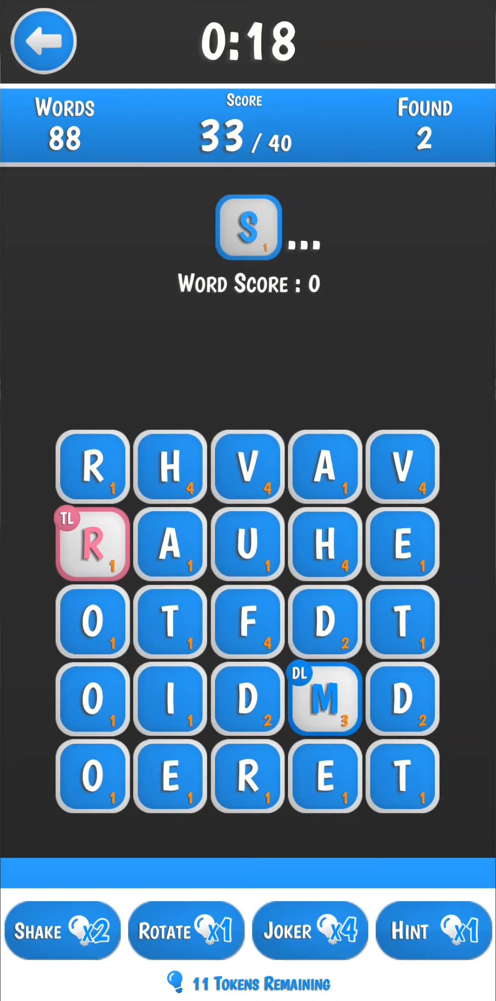 Wordle - Android game screenshots.