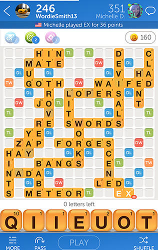 Words with friends 2: Word game - Android game screenshots.