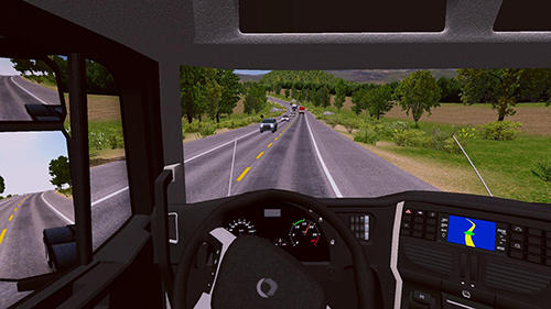 World truck driving simulator - Android game screenshots.