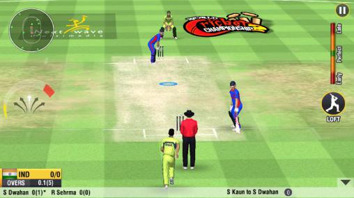 Gameplay of the World cricket championship 2 for Android phone or tablet.