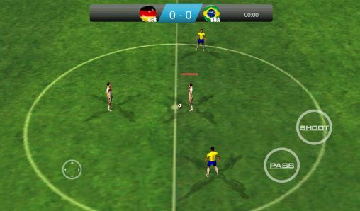 Gameplay of the World cup soccer 2014 for Android phone or tablet.