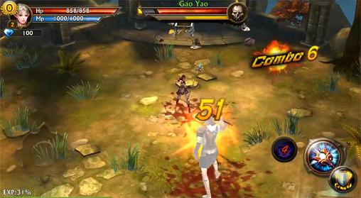 Gameplay of the World of devil for Android phone or tablet.