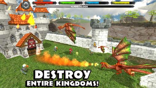 Gameplay of the World of dragons: Simulator for Android phone or tablet.