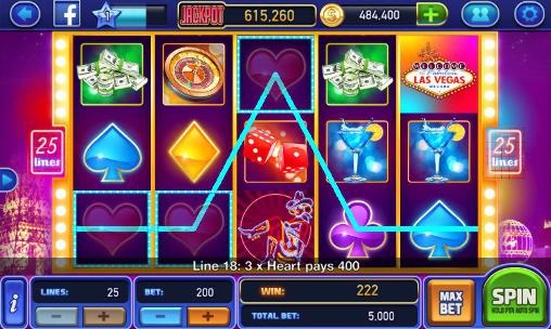 Gameplay of the World tour casino: Slots for Android phone or tablet.