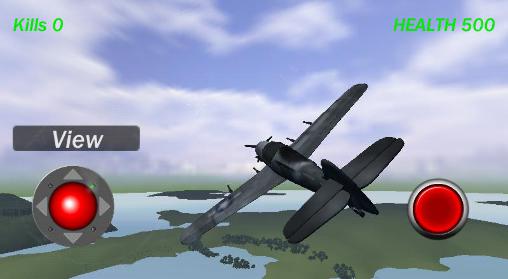 Gameplay of the World war 2: Jet fighter for Android phone or tablet.