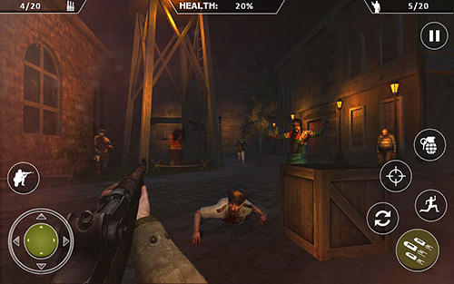 WW2 Zombies survival : World war horror story - Android game screenshots.
