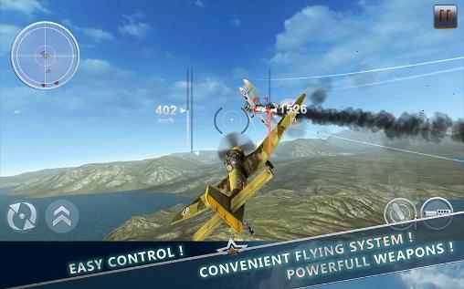 Gameplay of the WW2 Aircraft battle: Combat 3D for Android phone or tablet.