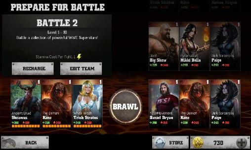 Gameplay of the WWE Immortals v1.6.0 for Android phone or tablet.