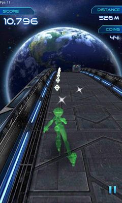 Gameplay of the X-Runner for Android phone or tablet.