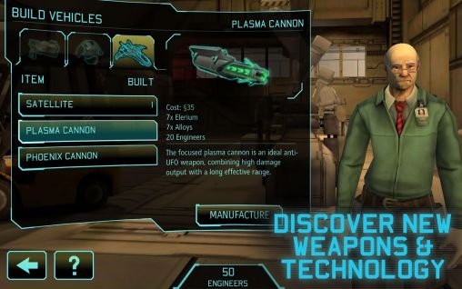 Gameplay of the XCOM: Enemy unknown for Android phone or tablet.