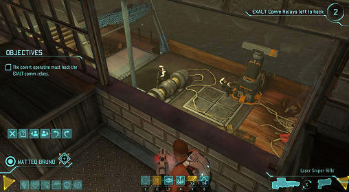 Gameplay of the XCOM: Enemy within for Android phone or tablet.