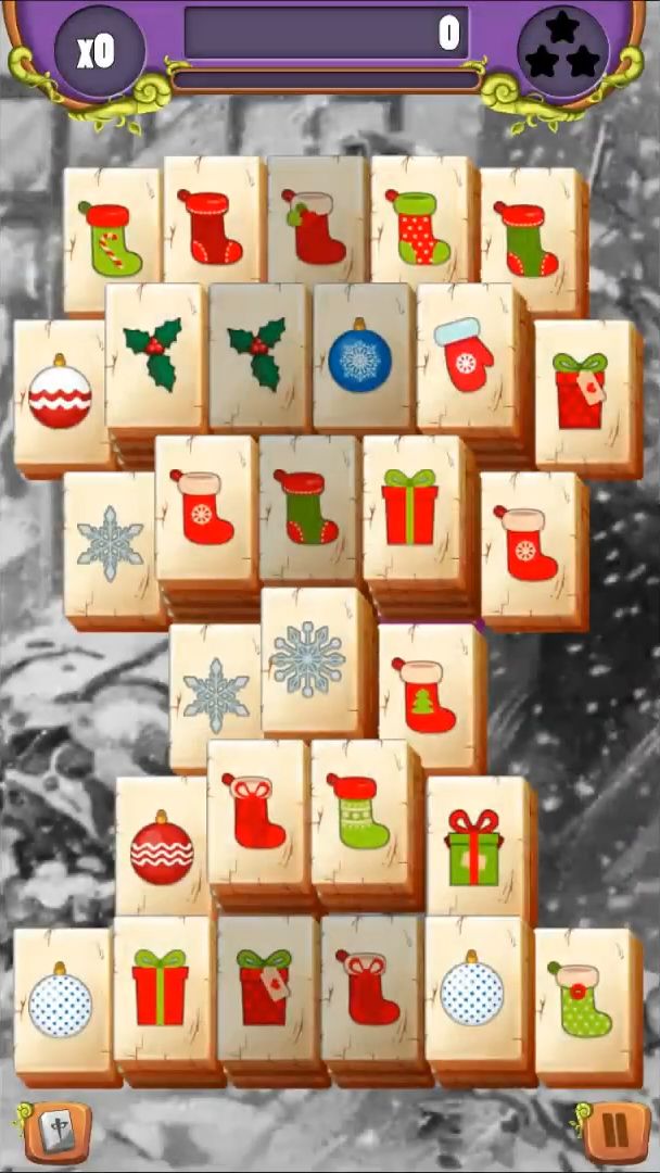 Xmas Mahjong: Christmas Magic - Android game screenshots.