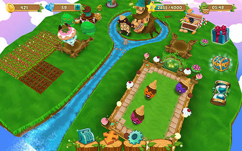 Yummy island - Android game screenshots.