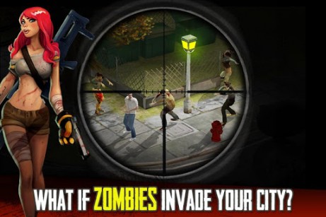Gameplay of the Z Hunter: War of the dead for Android phone or tablet.