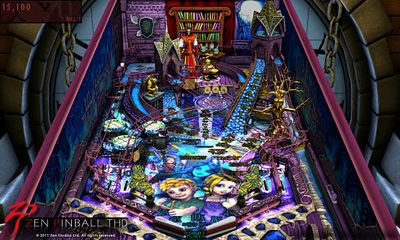 Gameplay of the Zen Pinball THD 3D for Android phone or tablet.