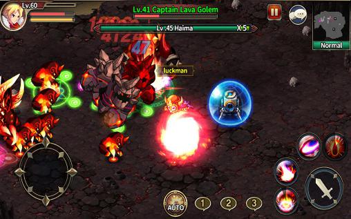 Gameplay of the Zenonia S: Rifts in time for Android phone or tablet.