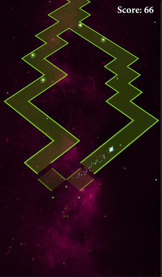 Gameplay of the Zig zag portal: Double walls for Android phone or tablet.