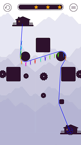Zipline - Android game screenshots.