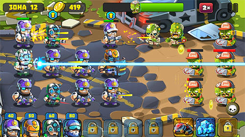 Zombie apocalypse - Android game screenshots.