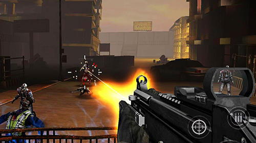 Zombie defense shooting - Android game screenshots.