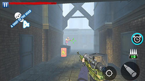 Zombie hunter: Battleground rules - Android game screenshots.