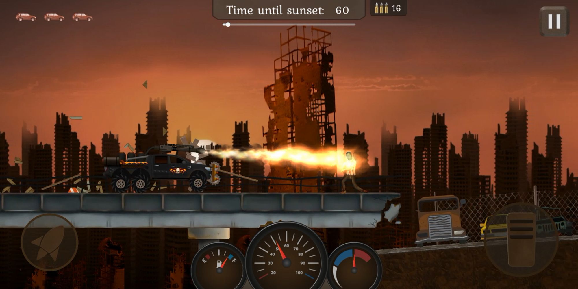 Zombie Metal Racing - Android game screenshots.