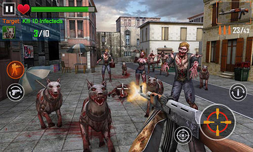 Zombie shooter 3D by Doodle mobile ltd. - Android game screenshots.
