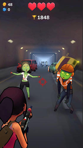 Zombie survival: Run and gun - Android game screenshots.