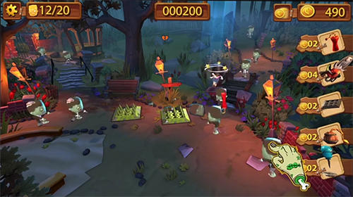 Zombie swipe - Android game screenshots.