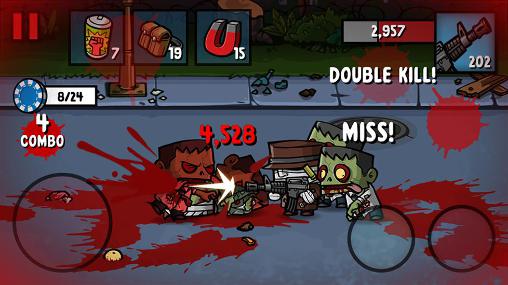 Gameplay of the Zombie age 3 for Android phone or tablet.